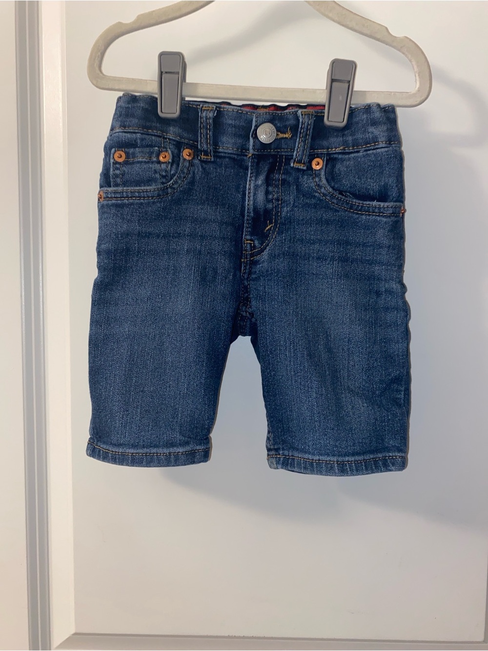 Levi's Dark Blue Denim Kids Shorts